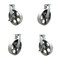 Service Caster 10'' Heavy Duty Semi Steel Cast Iron Caster Set 2 Swivel Lock 2 Brakes, 4PK CRAN-SCC-KP92S1030-SSR-BSL-2-SLB-2 - alternate 1